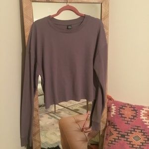 Wild Fable Henley Crop